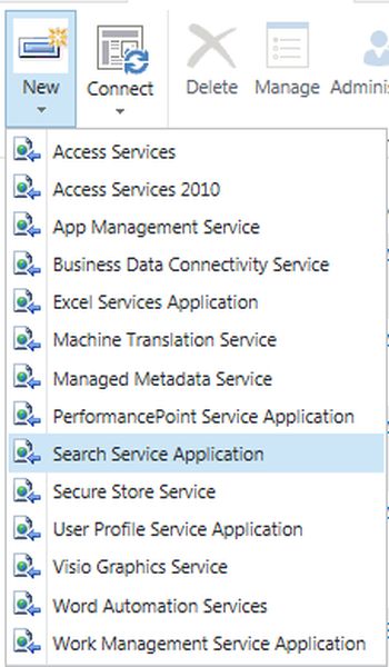 search service application